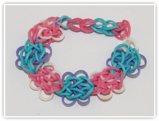 How To Make the Butterfly Blossom Bracelet | Rainbow Loom Patterns