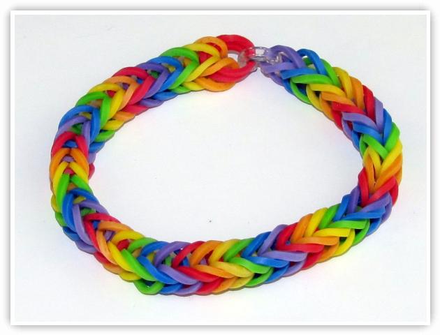 Oliver Queen Rainbow Loom Bracelet Tutorial  Intermediate  justinstoyshybrid  YouTube